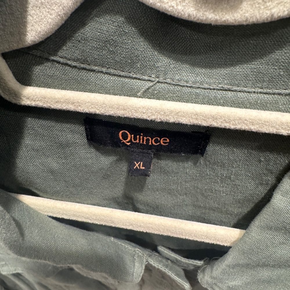 Quince 100% European Linen Jacket XL Like New - Picture 3 of 7